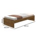 Cama de Solteiro Turca Jequitibá - J&a Móveis