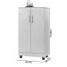 Armário Multiuso Smart 2 Portas 3 Prateleiras Branco - J&a Móveis