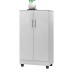 Armário Multiuso Smart 2 Portas 3 Prateleiras Branco - J&a Móveis