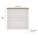 Armário Aéreo Cozinha 80cm Iluminata 100% Mdf 2 Portas Branco/Fendi - Genialflex
