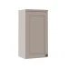 Armário Aéreo de Cozinha 40cm Iluminata 100% Mdf 1 Porta Branco/Fendi - Genialflex