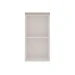Armário Aéreo de Cozinha 40cm Iluminata 100% Mdf 1 Porta Branco/Fendi - Genialflex