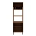 Torre Quente 1300 3 Portas Ebano Fosco/Off White Fosco - Genialflex