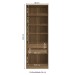 Guarda-Roupa Solteiro Modular Adapt 2 Gavetas Nogueira - Kappesberg