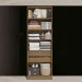 Guarda-Roupa Solteiro Modular Adapt 2 Gavetas Nogueira - Kappesberg
