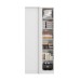 Guarda-Roupa Solteiro Modular Adapt 5 Prateleiras Branco - Kappesberg