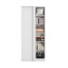Guarda-Roupa Solteiro Modulado N530 1 Porta Branco/Macadâmia - Kappesberg