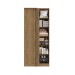 Guarda-Roupa Solteiro Modulado N530 1 Porta Nogueira - Kappesberg