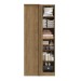 Guarda-Roupa Solteiro Modulado N530 1 Porta Nogueira/Macadâmia - Kappesberg