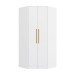 Guarda-Roupa Solteiro Modulado N531 2 Portas 2 Gavetas Branco - Kappesberg