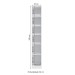 Guarda-Roupa Solteiro Modulado N533 1 Porta Branco de Madeira - Kappesberg