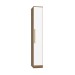 Guarda-Roupa Solteiro Modulado N533 1 Porta Nogueira/Branco - Kappesberg