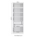Guarda-Roupa Solteiro N535 2 Portas 2 Gavetas Branco - Kappesberg
