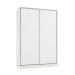 Guarda-Roupa Solteiro N537 2 Portas 2 Gavetas Branco - Kappesberg