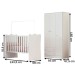 Quarto Infantil Completo Iris 3 Portas 2 Gavetas Branco - Pnr Móveis