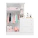 Quarto Infantil Completo Lua 2 Portas 3 Gavetas Branco - Pnr Móveis