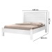 Cama de Casal Lion Branco - J&a Móveis