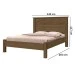 Cama de Casal Lion Jequitibá - J&a Móveis