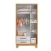 Quarto Infantil Completo Lion 3 Portas 2 Gavetas Branco/Freijo - Pnr Móveis