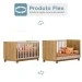 Quarto Infantil Completo Lion 3 Portas 2 Gavetas Branco/Freijo - Pnr Móveis
