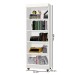 Estante para Livros Aspen 4 Prateleiras Branco - J&a Móveis