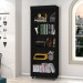 Estante para Livros Aspen 4 Prateleiras Preto - J&a Móveis
