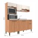 Cozinha Compacta Alana 8 Portas 1 Gaveta Freijó/Off White - Jcarvalho