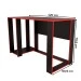 Mesa Gamer Level Espaço para 2 Monitores e Cpu Preto/Vermelho - Panorama Móveis