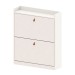 Sapateira Versa Home 2 Gavetas Basculante Branco - Telasul