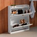 Sapateira Versa Home 2 Gavetas Basculante Branco - Telasul