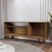 Rack para TV Até 42 Polegadas Seleto 1 Porta Amêndoa - Panorama Móveis