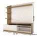 Estante para TV Até 65 Polegadas Escandinávia 1 Porta com Led Freijó/Off White - Panorama Móveis