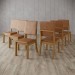 Kit 6 Cadeiras Estofadas para Mesa de Jantar Milla Plus Nature/Corano Caramelo