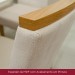 Mesa de Jantar 4 Lugares Orus Nature/Off White/Linho - Henn