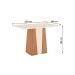 Mesa de Jantar 4 Lugares Orus Nature/Off White/Bege - Henn