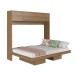 Cama Casal Hanover Articulável Horizontal 4 Portas Mel - Art In Móveis