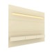 Painel para TV Até 85 Polegadas Royal 3 Gavetas 100% Mdf com Led Off White - Gelius