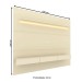 Painel para TV Até 85 Polegadas Royal 3 Gavetas 100% Mdf com Led Off White - Gelius