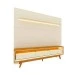 Rack com Painel para TV Até 85 Polegadas Royal Requinte 100% Mdf com Led Off White/Naturale - Gelius