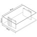 Mesa de Centro Frizz Cinamomo/Off White - Madetec