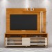 Estante para TV Até 65 Polegadas Frizz 2 Portas com Led Cinamomo/Off White - Madetec