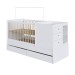 Berço Cama Bebê Multifuncional 3 Gavetas Branco - Completa Móveis