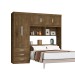 Guarda-Roupa Casal Modulado Cancun 5 Portas 3 Gavetas Jequitibá/Avelã - J&a Móveis