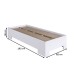 Cama Solteiro Xangai Branco - Art In Móveis