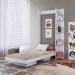 Cama Solteiro Vancouver Articulável 4 Prateleiras Branco - Art In Móveis