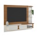 Painel para TV Até 65 Polegadas Urban 2 Portas com Led Cinamomo/Off White - Pnr Móveis
