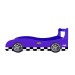 Cama Infantil Carro Rally 100% Mdf Azul - Gelius