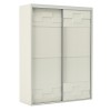 Guarda-Roupa 2 Portas de Correr 2 Gavetas Basic Off White - Dalla Costa