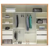 Guarda-Roupa 2 Portas de Correr 4 Gavetas 6 Prateleiras Basic Freijó/Off White - Dalla Costa