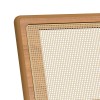 Kit 2 Cadeiras 100% Mdf Estofadas com Encosto em Tela Freijó/Vermelho Veronese J26 - Dalla Costa